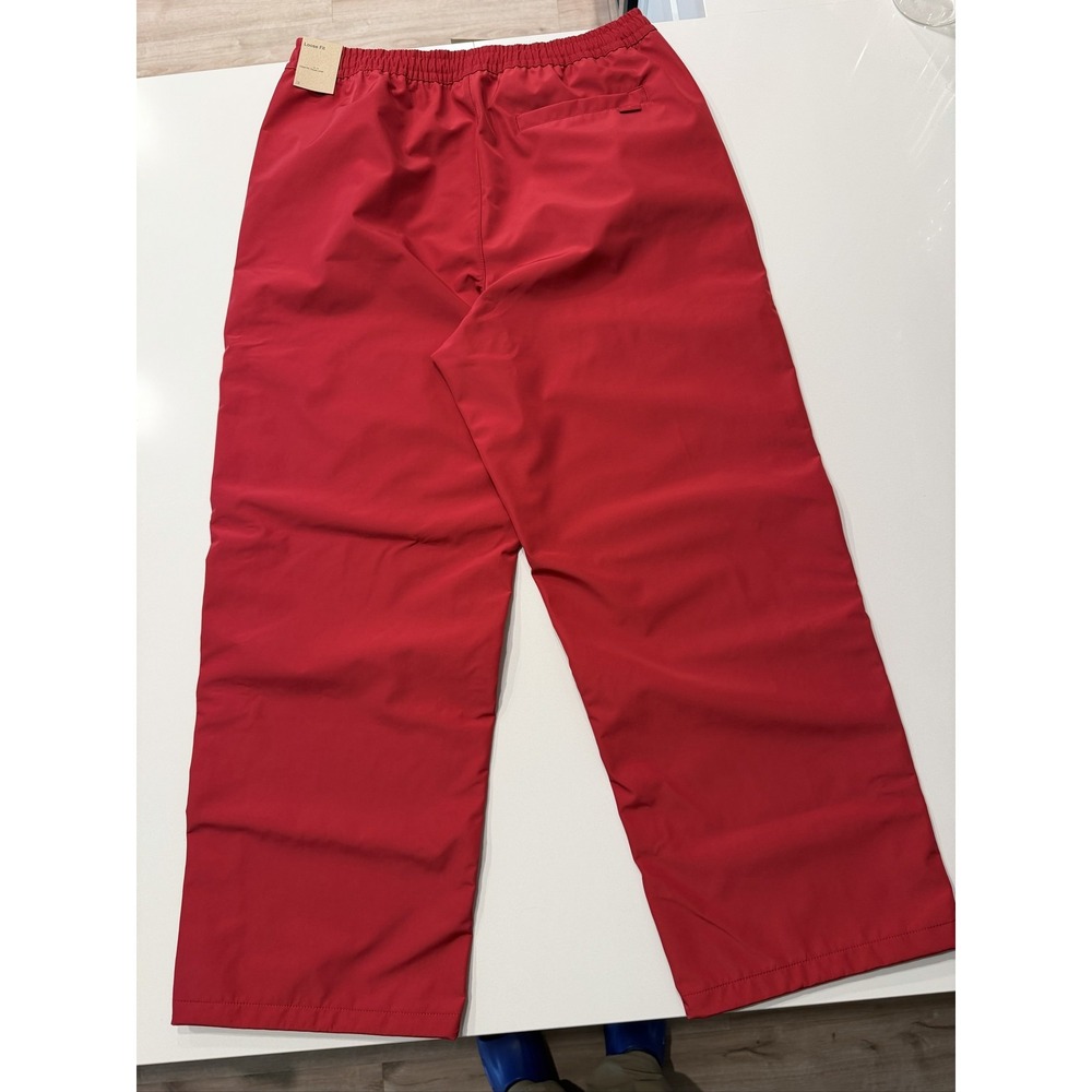 Jordan MJ Air Jordan Track Pant HV0083-659 Mens Red Loose Fit Large NWT